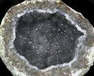 Las Choyas Geode With Amethyst Crystals #33789-1